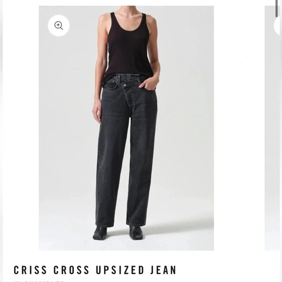 Agolde crisscross  Straight jeans shambles size 26 - Picture 1 of 2